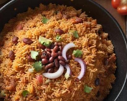 leftover mexican rice and beans